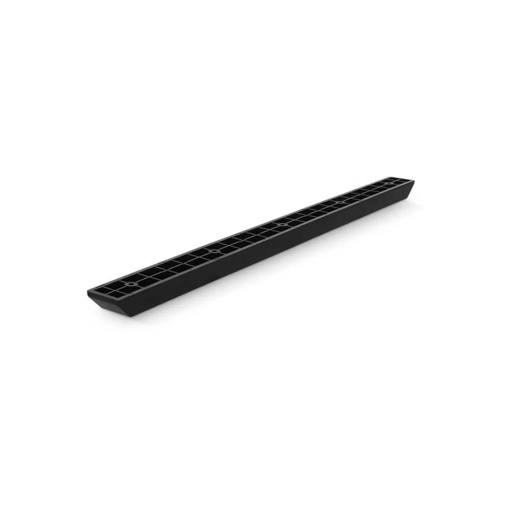Adam Hall Hardware 49660 - Kufe aus schwarzem Kunststoff, 60 cm