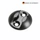Adam Hall Hardware 5725 B - Ösenbefestigungsscheibe. Alu-Zurrpunkt, Schwarz