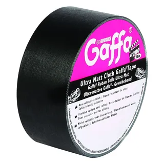 Advance Tapes 5805 BLK - Gaffa Klebeband matt schwarz 50mm x 50m