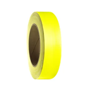 Adam Hall Accessories 58065 NYEL - Gaffer Klebeband Neongelb 38mm x 25m