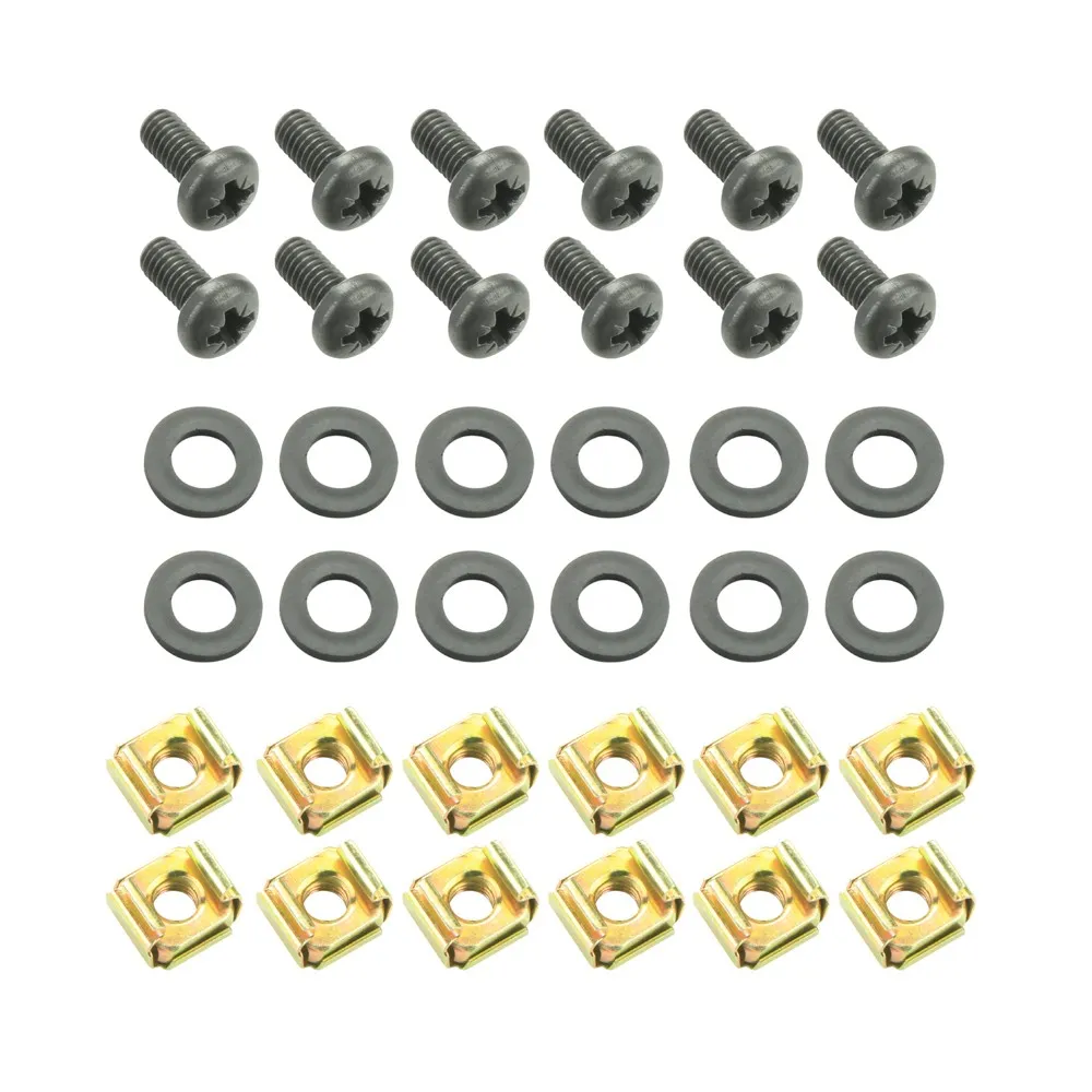 Adam Hall 19" Parts 5924 M12 AH - Befestigungs Kit mit 12 Schrauben M6