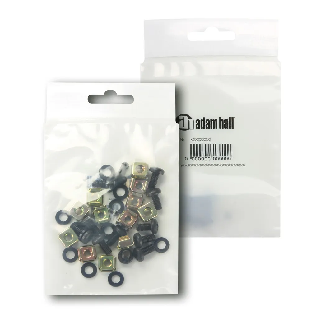 Adam Hall 19" Parts 5924 M12 AH - Befestigungs Kit mit 12 Schrauben M6