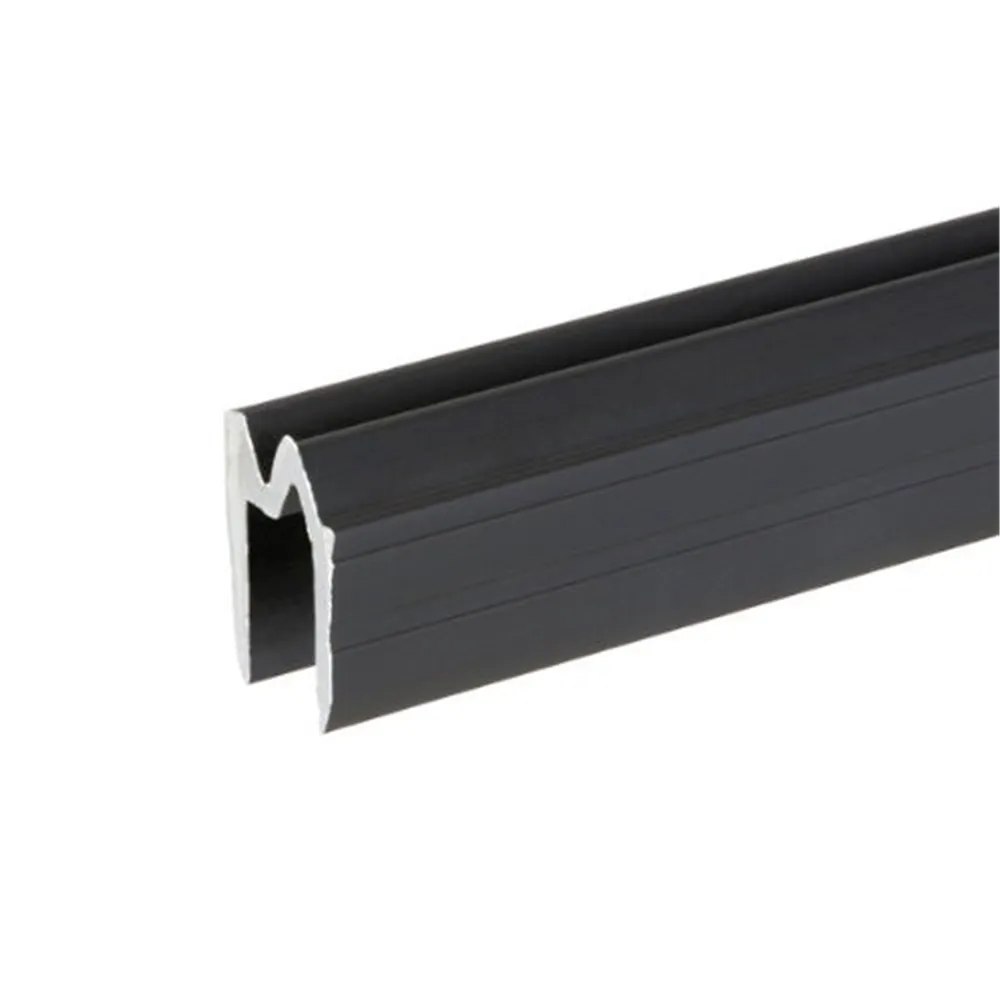 Adam Hall Hardware 6103 BLK - Aluminium-Hybrid-Schließprofil schwarz für 9,5 mm Material