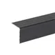 Adam Hall Hardware 6105 BLK - Aluminium-Kantenschutz schwarz 30 x 30 mm