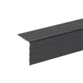 Adam Hall Hardware 6105 BLK - Aluminium-Kantenschutz schwarz 30 x 30 mm