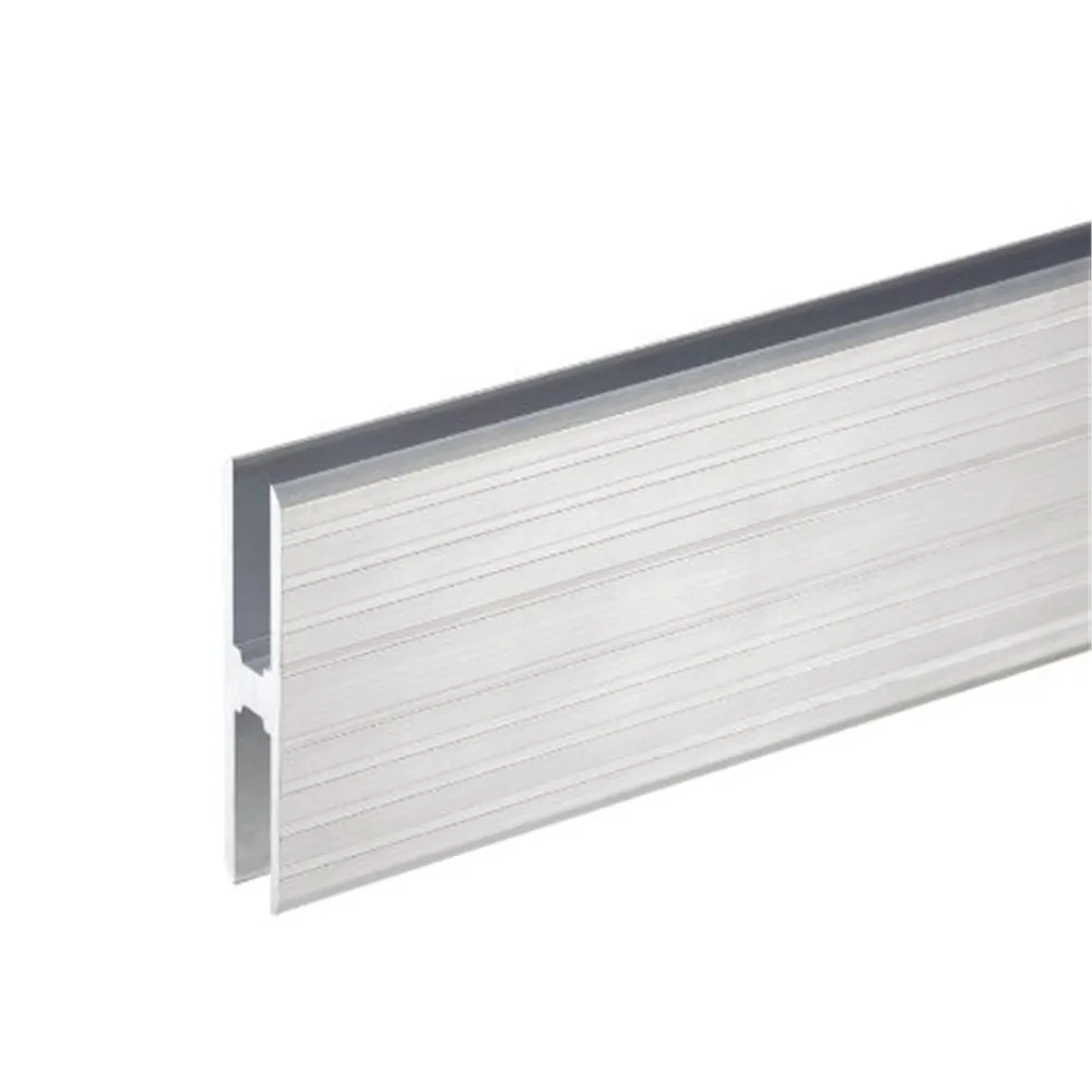 Adam Hall Hardware 6128 - Aluminium H-Profil schwere Ausführung für die Verbindung von 10 mm starken Flächen