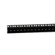 Adam Hall 19" Parts 61555 BLK - HD Rackschiene doppelt schwarz 45 HE