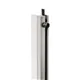 Adam Hall 19" Parts 6162 - Rackschiene Aluminium stufenlos mit Gummikeder