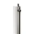 Adam Hall 19" Parts 6162 - Rackschiene Aluminium stufenlos mit Gummikeder