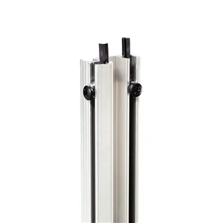 Adam Hall 19" Parts 6168 - Rackschiene Aluminium doppelt stufenlos mit Gummikeder