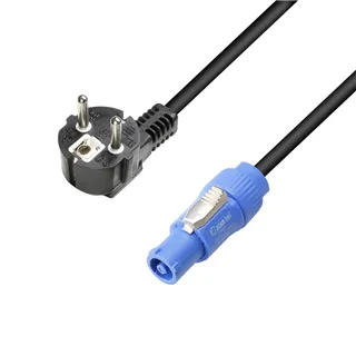 Adam Hall Cables 3 STAR PCON 0150 - Netzkabel | Adam Hall® K4CPFIN x CEE 7/7 | 1,5 m
