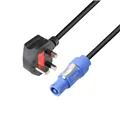 Adam Hall Cables 3 STAR PCON 0150 GB - Netzkabel | Adam Hall® K4CPFIN x BS1363/A | 1,5 m