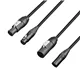 Adam Hall Cables 5 STAR H TCON 5D 0150 - Hybridkabel | Netz & DMX | Neutrik® XLR 5-Pol x TRUE1® | 1,5 m