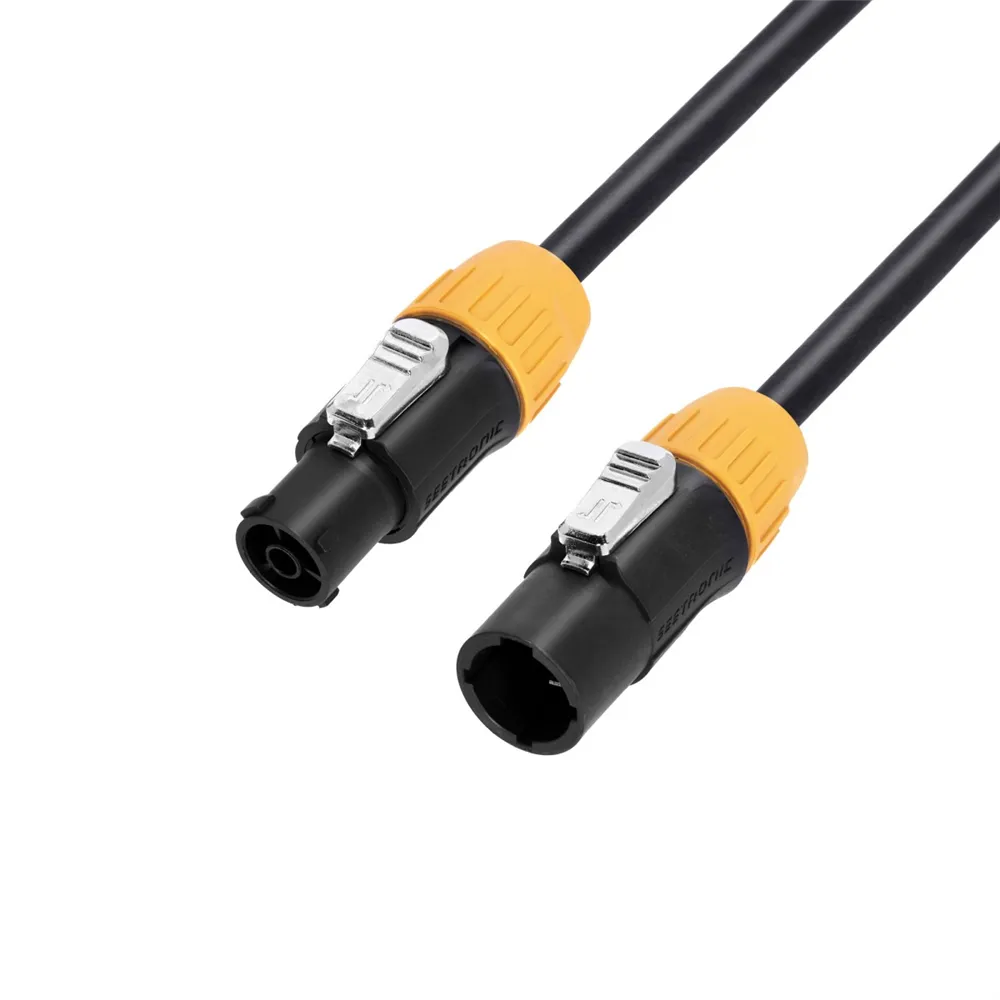 Adam Hall Cables 3 STAR TCON L 1000 - Netz Linkkabel | Adam Hall® K4CPFTCON x K4CPMTCON IP65 | 10 m