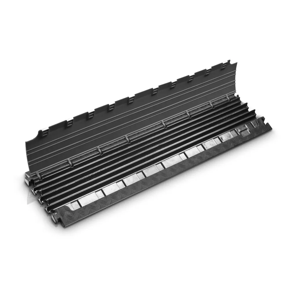 Defender NANO BLK - Kabelbrücke 6 Kanäle | leichter Verkehr | Höhe 3,2cm