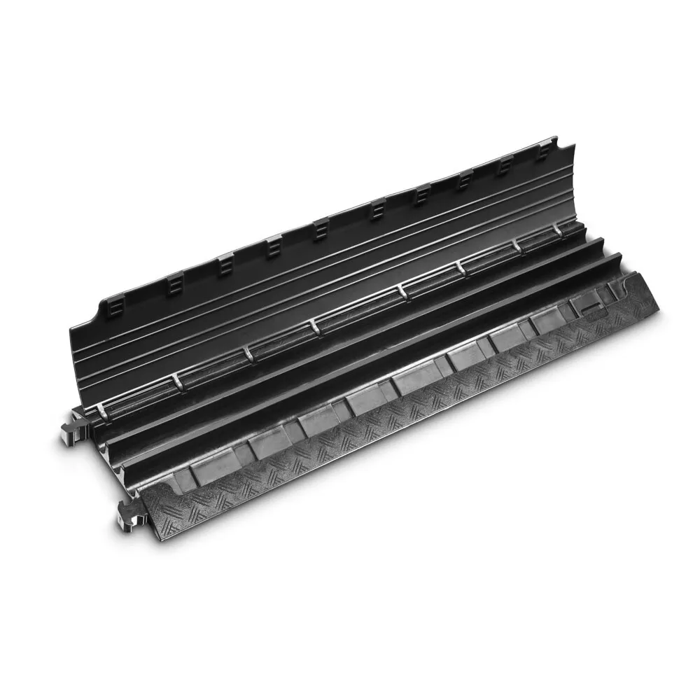 Defender MINI BLK - Kabelbrücke 3 Kanäle mit Schwarzem Deckel