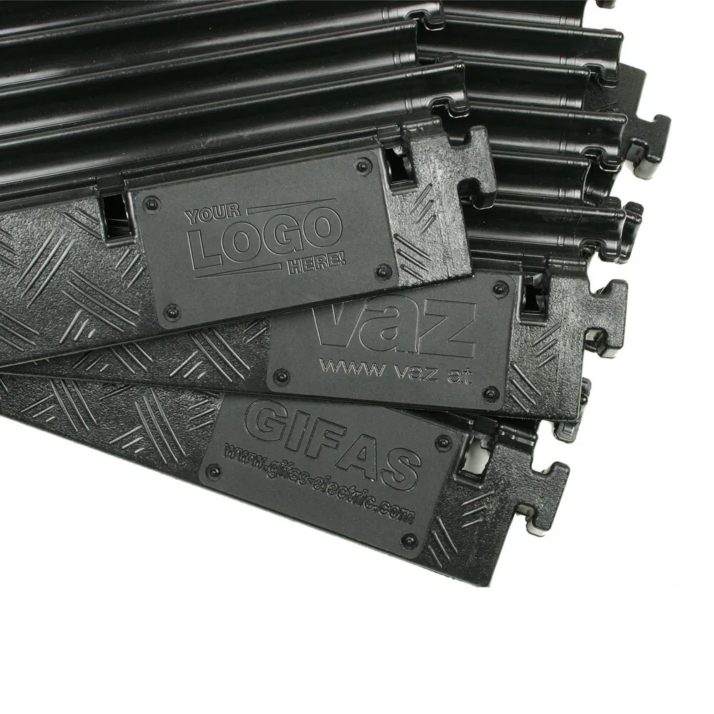 Defender MINI BLK - Kabelbrücke 3 Kanäle mit Schwarzem Deckel