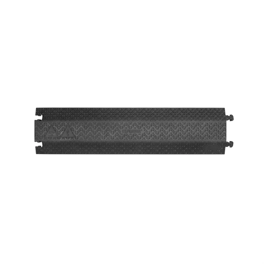 Defender XPRESS 100 BLK - Drop-over Kabelbrücke 100mm | schwarz | Höhe 4cm
