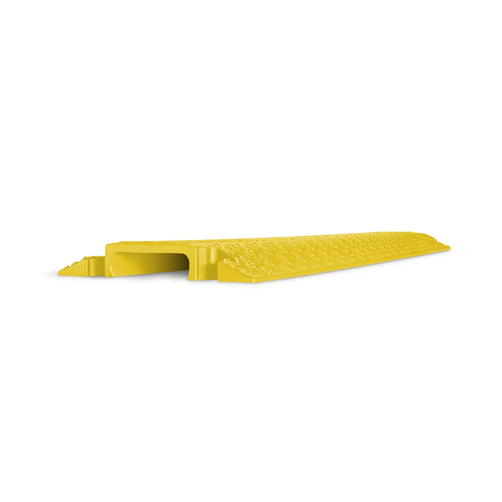 Defender XPRESS 100 YEL - Drop-over Kabelbrücke 100mm | gelb | Höhe 4cm