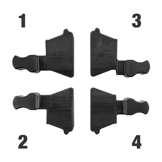 Defender 3 2D Adapter Set - Defender 3 Modulsystem - Adapter Set zur Verbindung Mittelteil/Rampe mit Defender