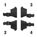 Defender 3 2D Adapter Set - Defender 3 Modulsystem - Adapter Set zur Verbindung Mittelteil/Rampe mit Defender