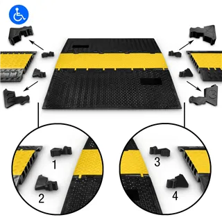 Defender 3 2D Adapter Set - Defender 3 Modulsystem - Adapter Set zur Verbindung Mittelteil/Rampe mit Defender