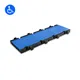 Defender MIDI 5 2D BLU - Midi 5 2D Modulsystem für Rollstuhlrampe und rollstuhlgerechten Übergang - Mittelteil blauer Deckel