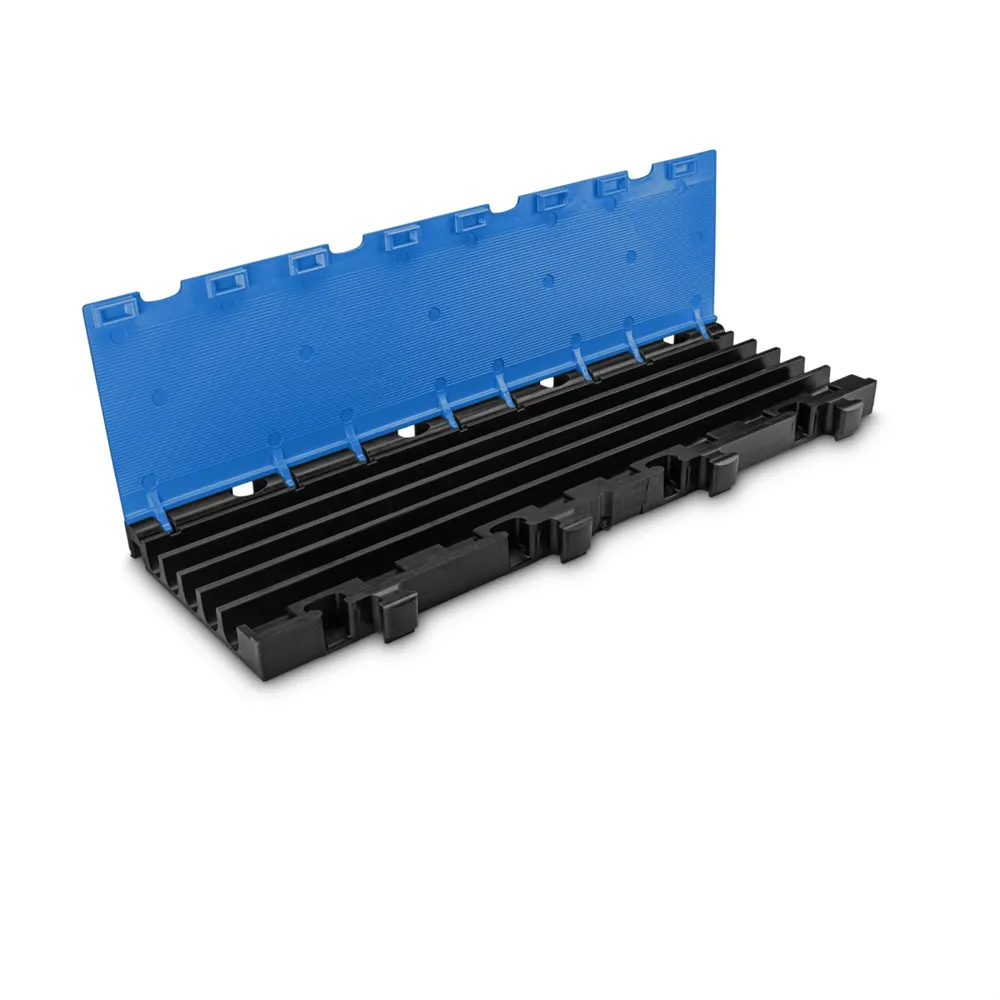 Defender MIDI 5 2D BLU - Midi 5 2D Modulsystem für Rollstuhlrampe und rollstuhlgerechten Übergang - Mittelteil blauer Deckel