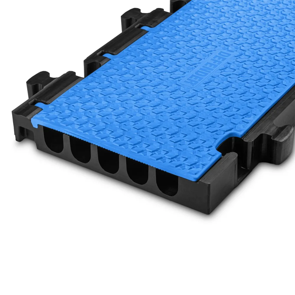 Defender MIDI 5 2D BLU - Midi 5 2D Modulsystem für Rollstuhlrampe und rollstuhlgerechten Übergang - Mittelteil blauer Deckel
