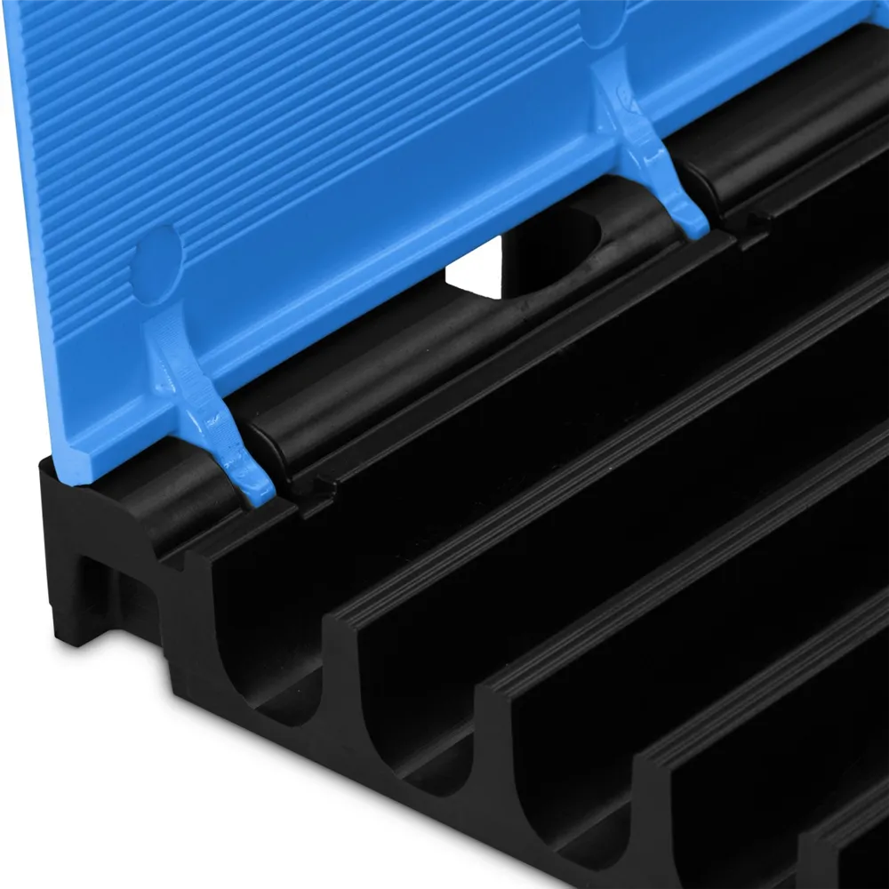 Defender MIDI 5 2D BLU - Midi 5 2D Modulsystem für Rollstuhlrampe und rollstuhlgerechten Übergang - Mittelteil blauer Deckel