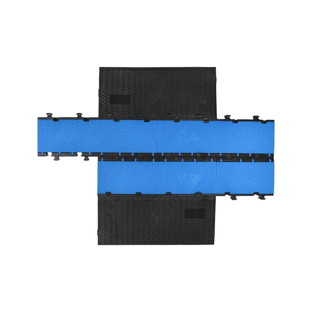 Defender MIDI 5 2D BLU - Midi 5 2D Modulsystem für Rollstuhlrampe und rollstuhlgerechten Übergang - Mittelteil blauer Deckel