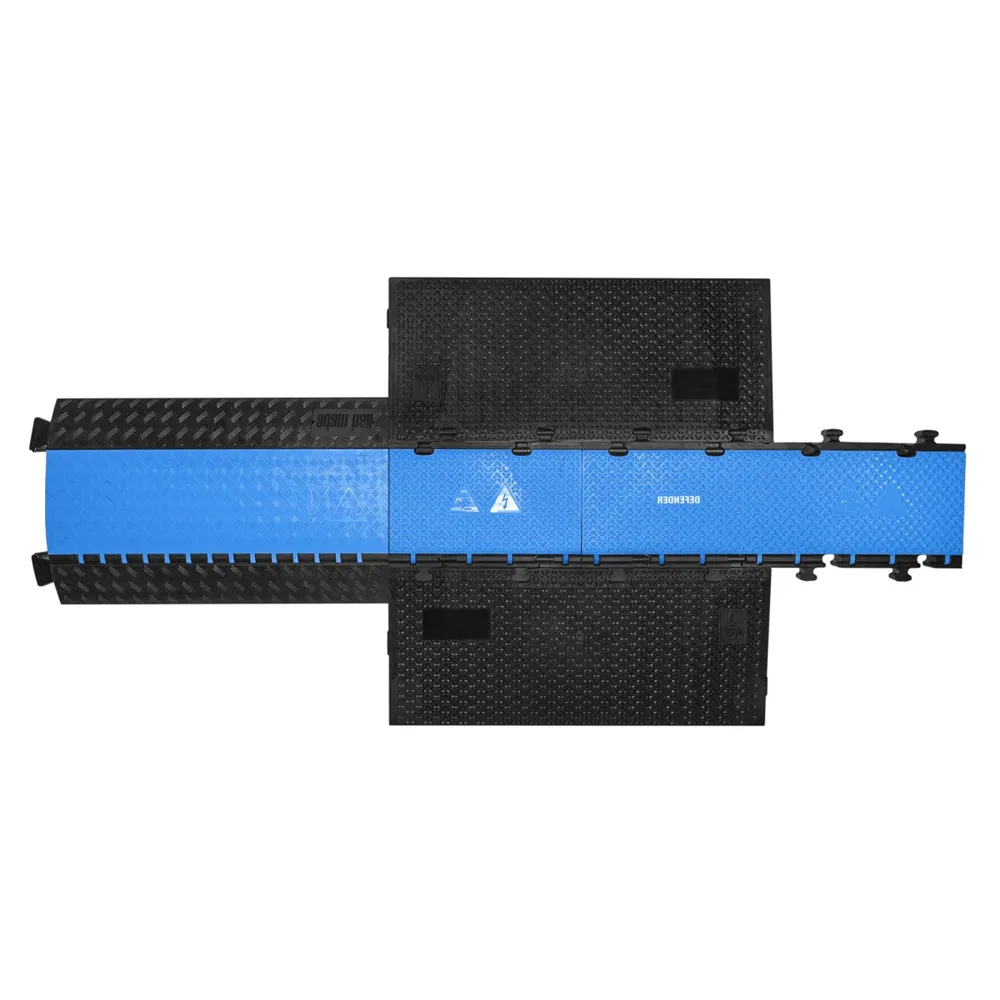 Defender MIDI 5 2D BLU - Midi 5 2D Modulsystem für Rollstuhlrampe und rollstuhlgerechten Übergang - Mittelteil blauer Deckel