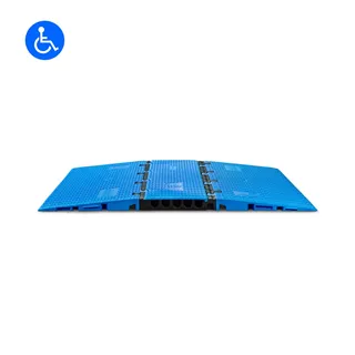 Defender MIDI 5 2D SET BLU - Midi 5 2D Set blau Modulsystem für Rollstuhlrampe und rollstuhlgerechten Übergang