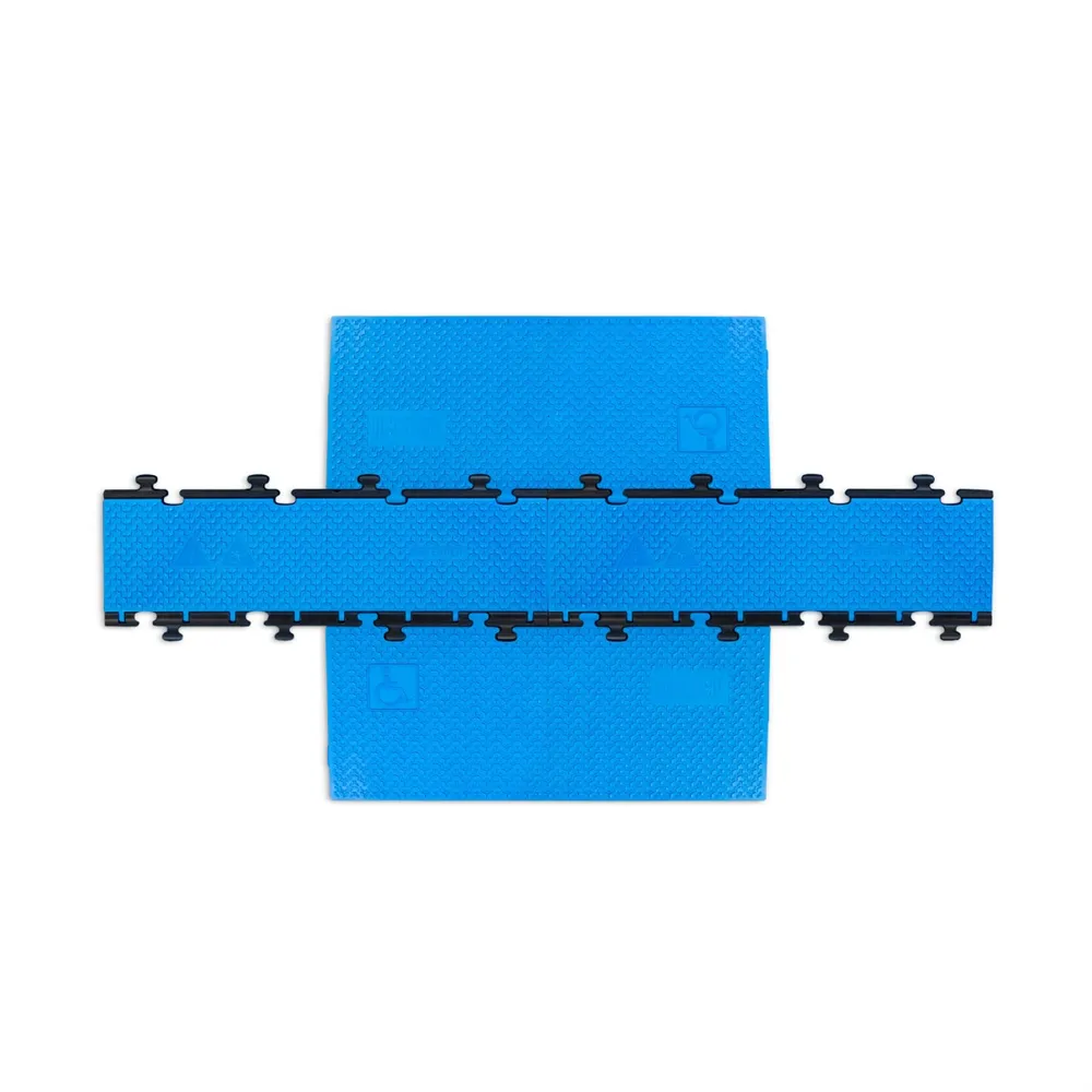 Defender MIDI 5 2D SET BLU - Midi 5 2D Set blau Modulsystem für Rollstuhlrampe und rollstuhlgerechten Übergang