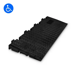 Defender MIDI 5 2D R - Midi 5 2D Modulsystem für Rollstuhlrampe und rollstuhlgerechten Übergang - Rampe
