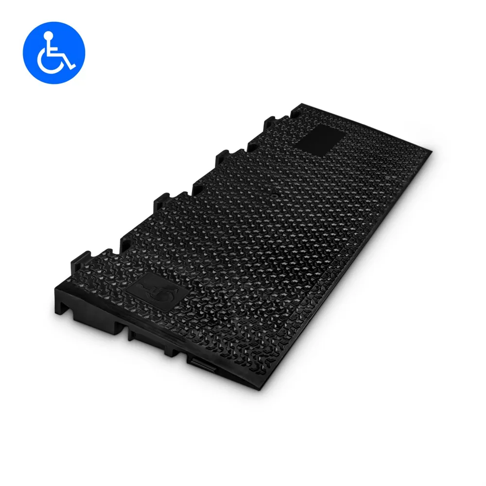 Defender MIDI 5 2D R - Midi 5 2D Modulsystem für Rollstuhlrampe und rollstuhlgerechten Übergang - Rampe