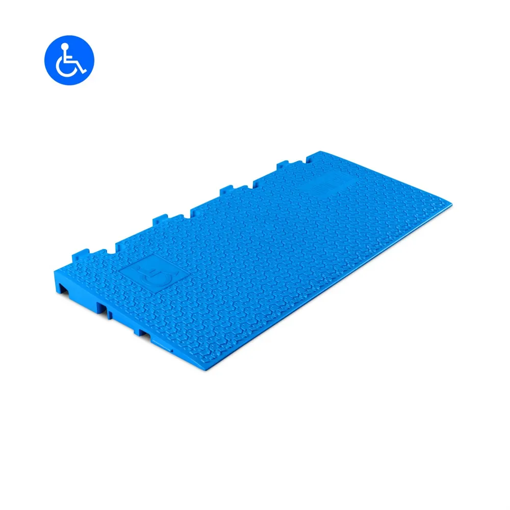Defender MIDI 5 2D R BLU - Midi 5 2D blau Modulsystem für Rollstuhlrampe und rollstuhlgerechten Übergang - Rampe