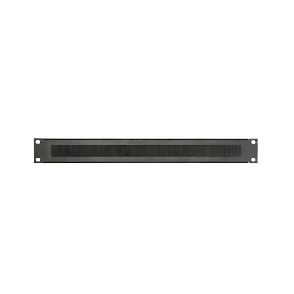 Adam Hall 19" Parts 87221 BRUSH - Rackblende 1 HE Stahl mit Bürstenleiste