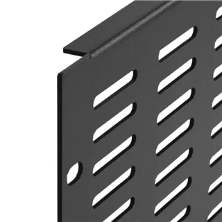 Adam Hall 19" Parts 87223 VH - 19-Zoll-U-Lüftungsblende mit vertikalen Schlitzen, 3 HE