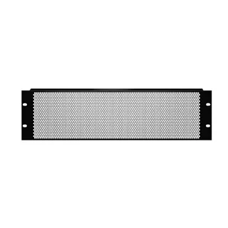 Adam Hall 19" Parts 87223 VR - 19" U-Lüftungsblende 3 HE, Rundlochung