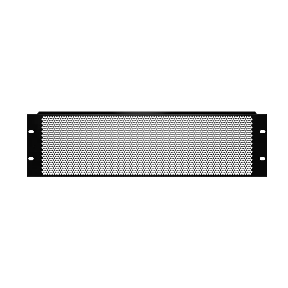Adam Hall 19" Parts 87223 VR - 19" U-Lüftungsblende 3 HE, Rundlochung