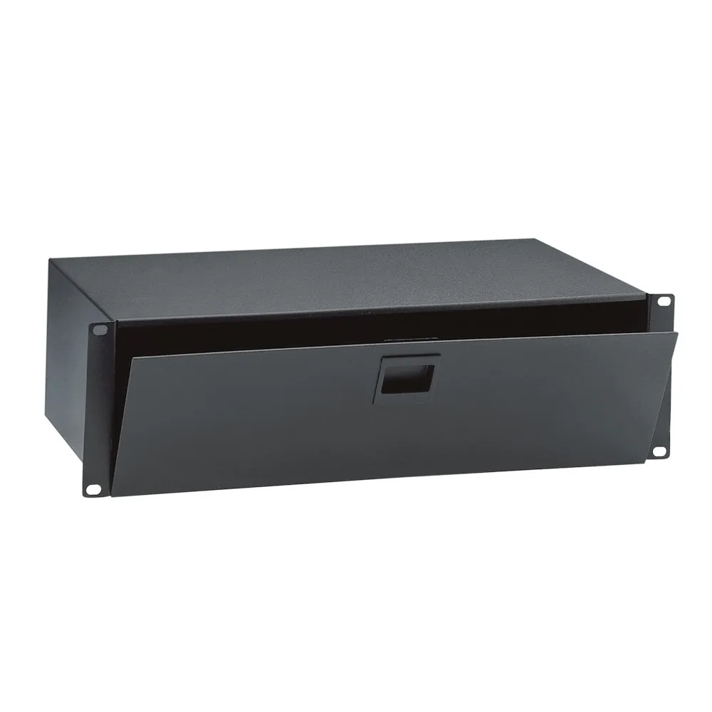 Adam Hall 19" Parts 87302 - 19" Rackbox 2HE | mit Klappe & Schnappverschluss
