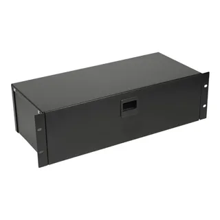 Adam Hall 19" Parts 87303 - 19" Rackbox 3HE | mit Klappe & Schnappverschluss