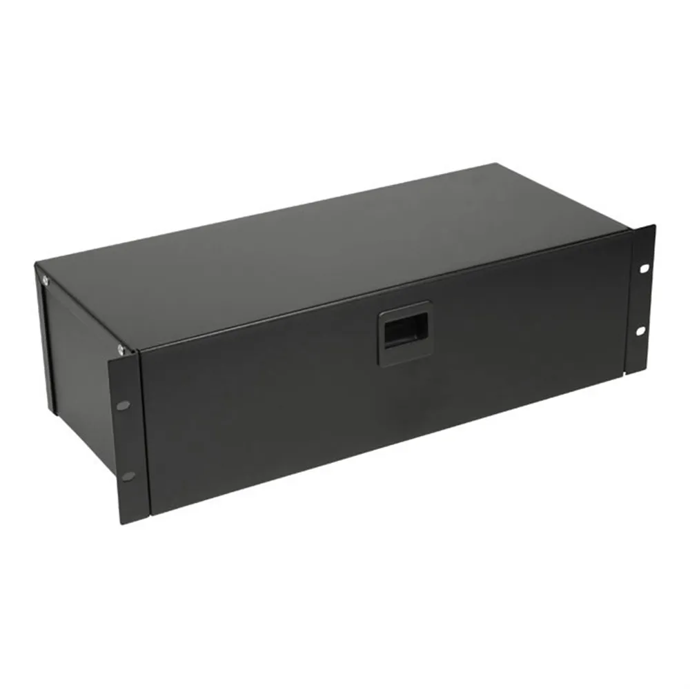 Adam Hall 19" Parts 87303 - 19" Rackbox 3HE | mit Klappe & Schnappverschluss