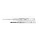 Adam Hall Hardware 87365 - Auszugschienen Set, Stahl 350 mm, max. 45 kg