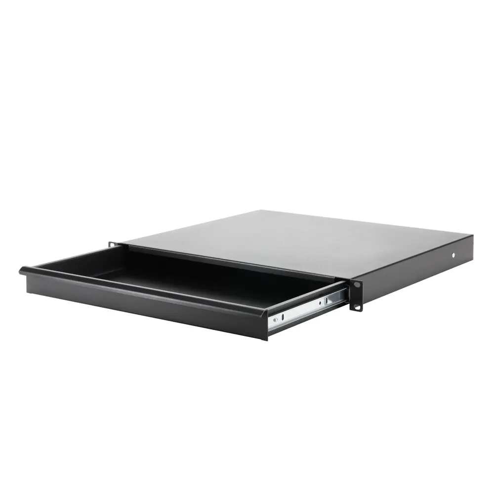 Adam Hall 19" Parts 87401 ECONOMY 1 - 19" 1HE Rackschublade | Stahl