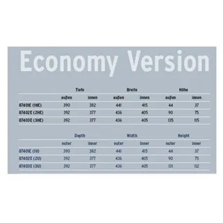 Adam Hall 19" Parts 87401 ECONOMY 1 - 19" 1HE Rackschublade | Stahl