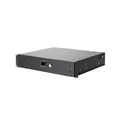 Adam Hall 19" Parts 87402 ALU 2 - 19" 2HE Rackschublade mit Schloss | Aluminium
