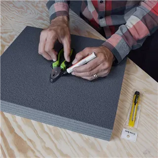 Adam Hall 19" Parts KYOTO FOAM - KYOTO FOAM Inlay für 2HE Rackschubladen zuschneidbar