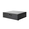 Adam Hall 19" Parts 87403 COMBILOCK 3 - 19" 3HE Rackschublade mit Zahlenschloss | Stahl